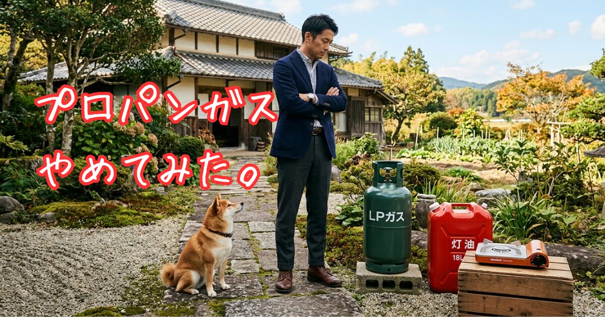 プロパンガスやめてみた