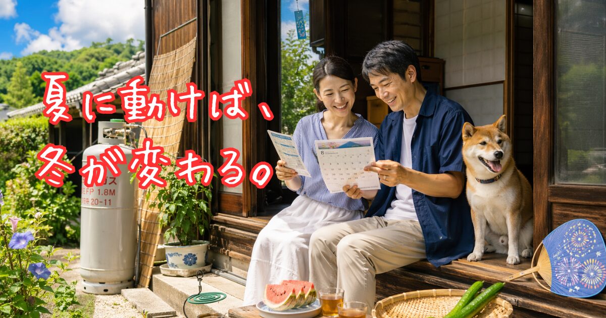 夏に動けば冬が変わる