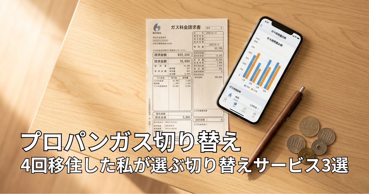 プロパンガス切り替え