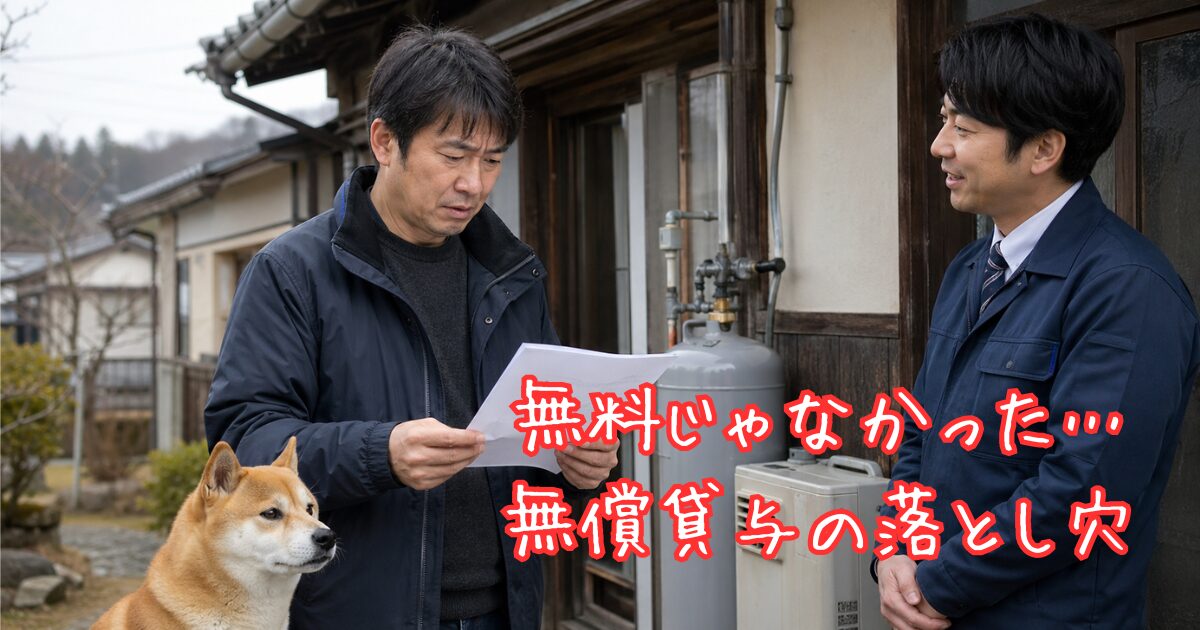 無償貸与の落とし穴