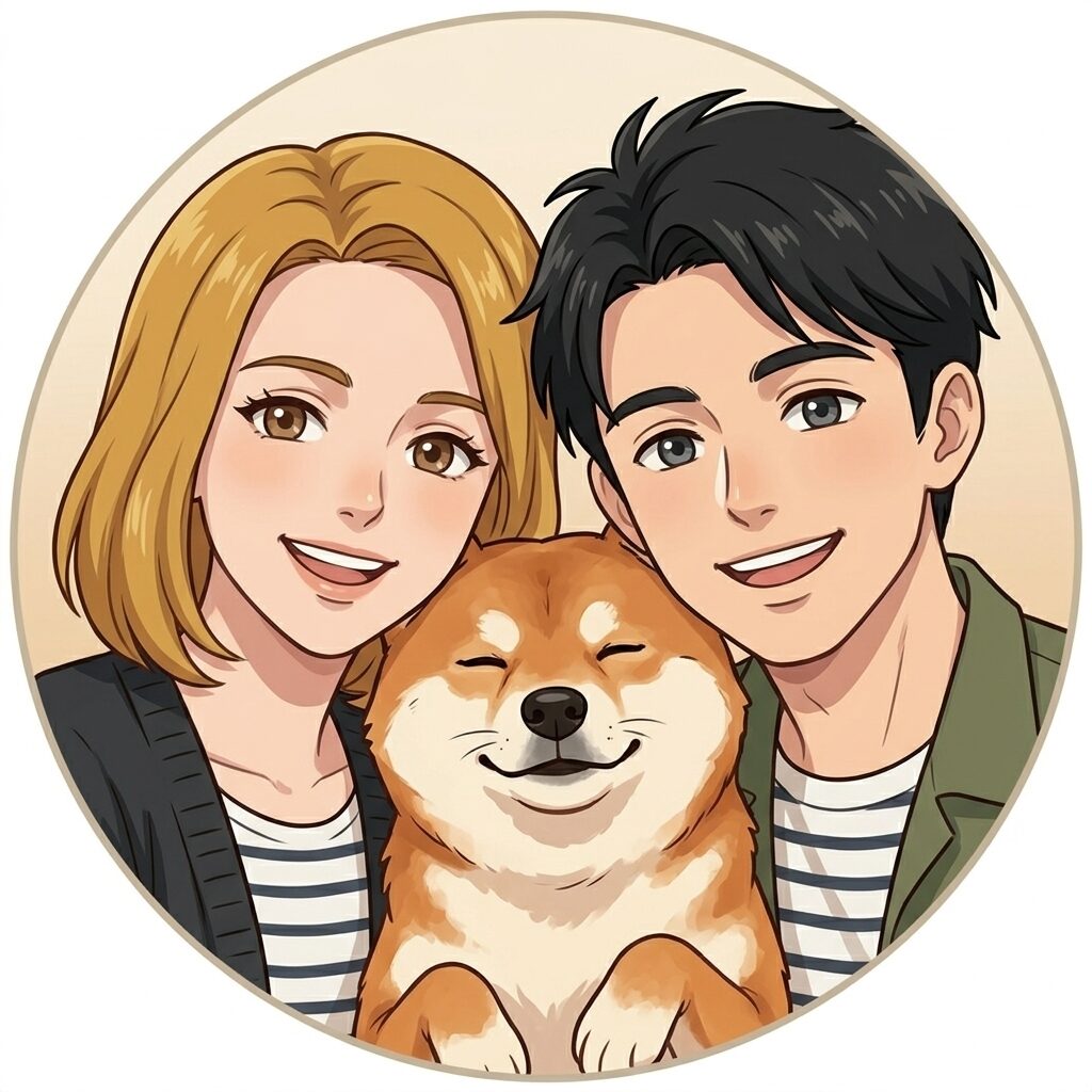 ちくちくと嫁さんと柴犬のまさる🐾